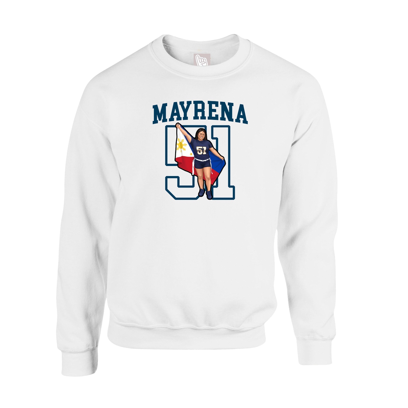Fleece Crew — Shirsey in White