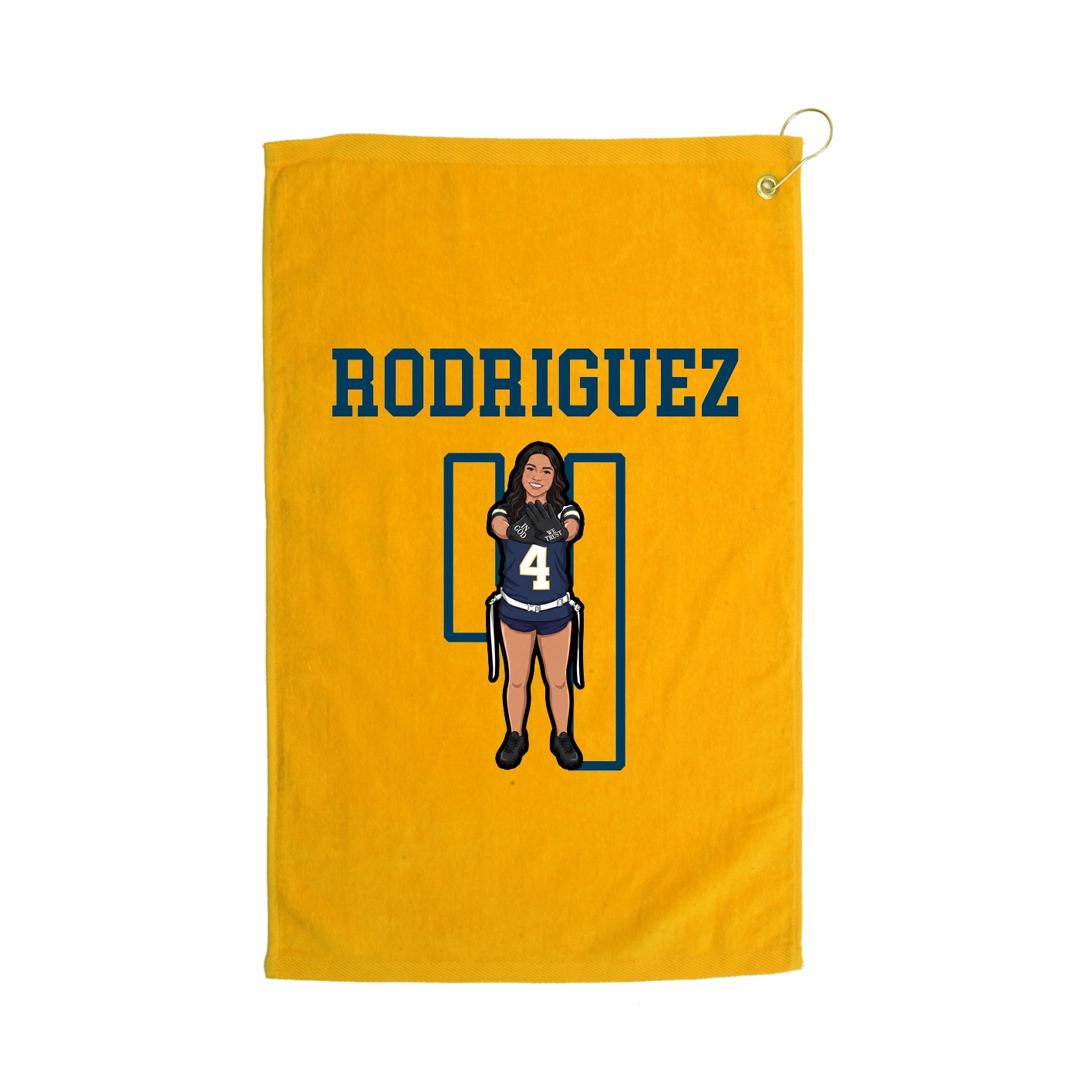 Golf Towel — Shirsey in Gold