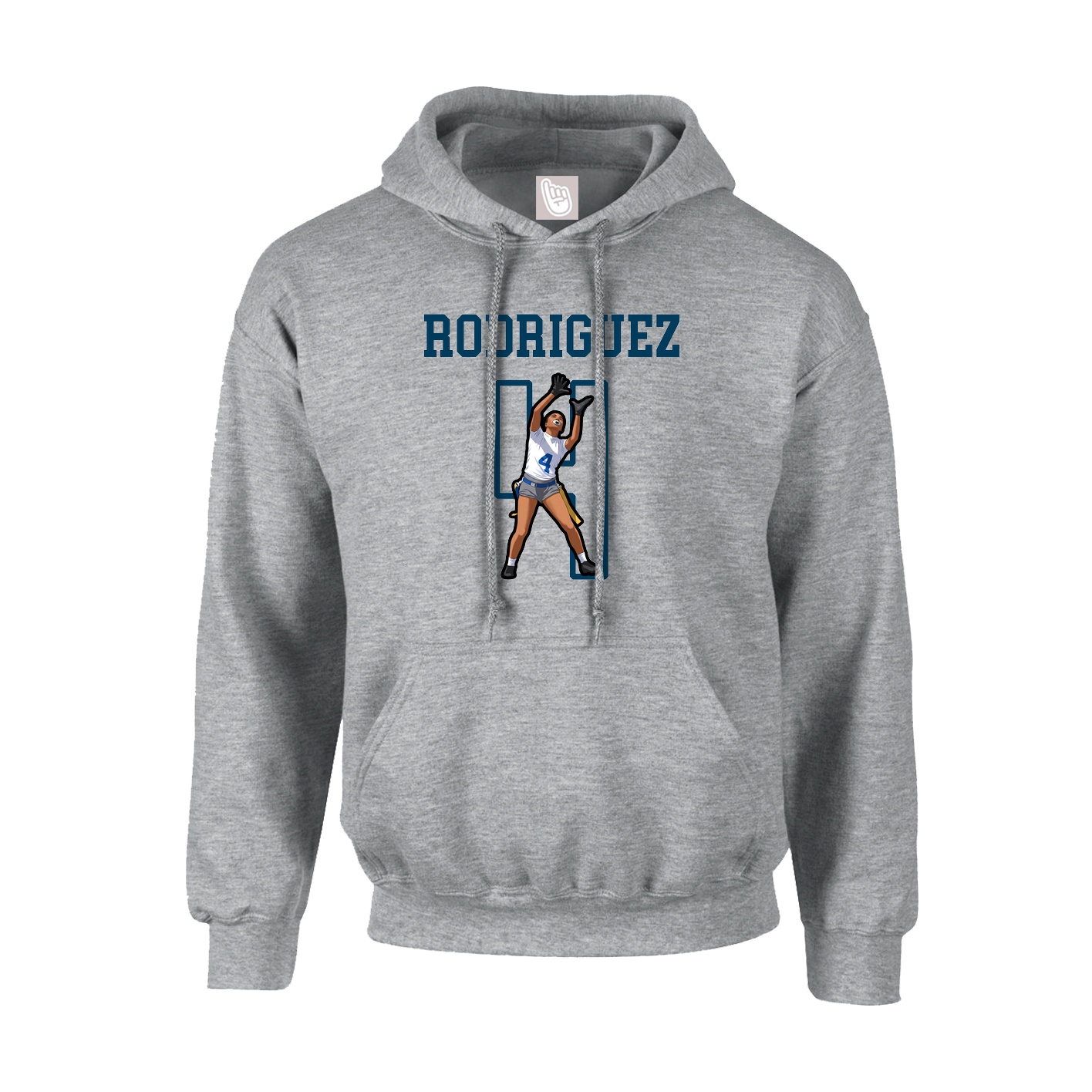 Hoodie — Shirsey in Grey