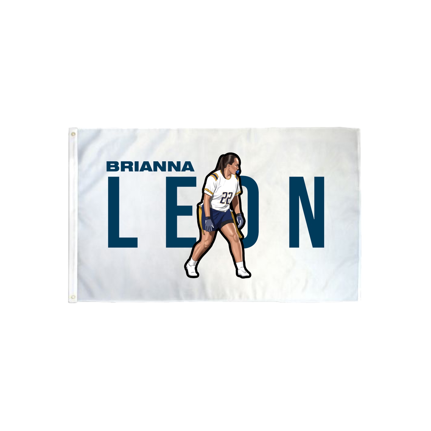 3x5 Flag — Player Name in Classic