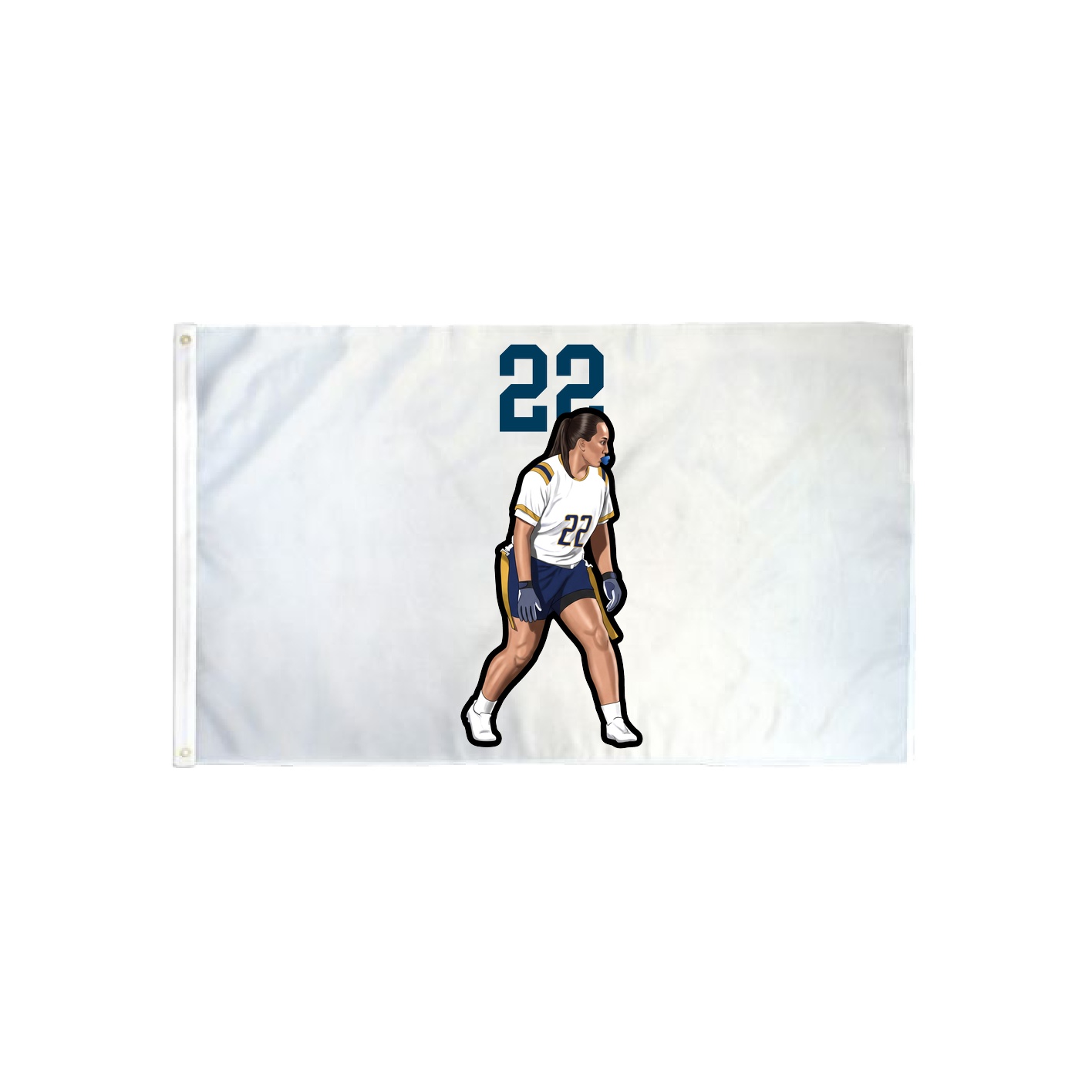 3x5 Flag — Number Top in Classic