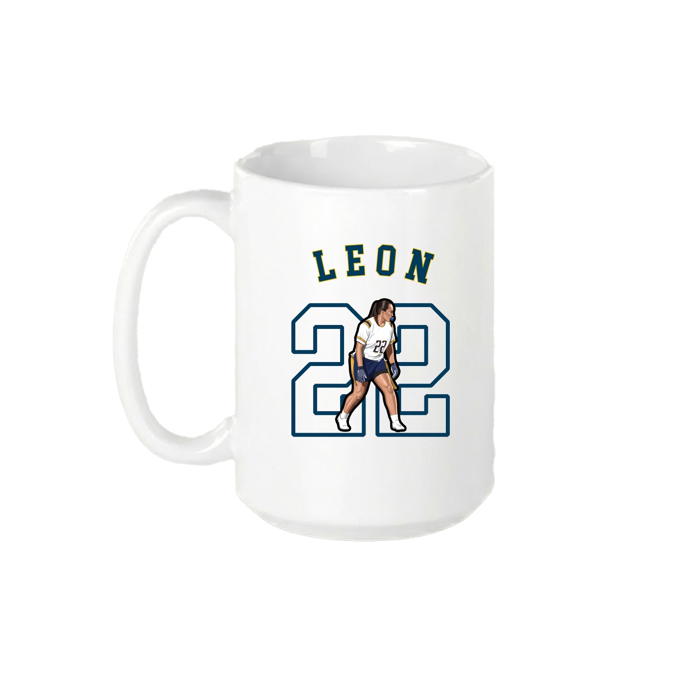 15oz Coffee Mug — Shirsey Arch in White