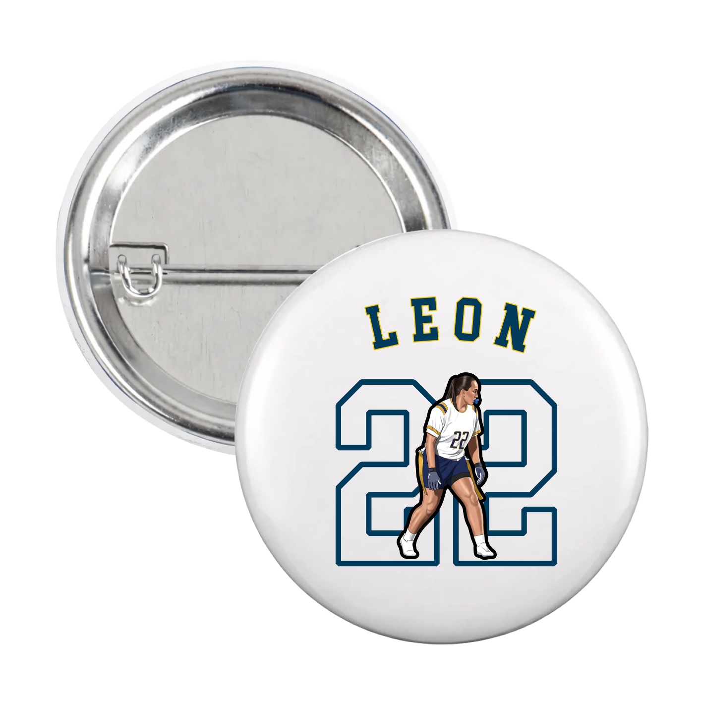 Game Day Button — Shirsey Arch in White