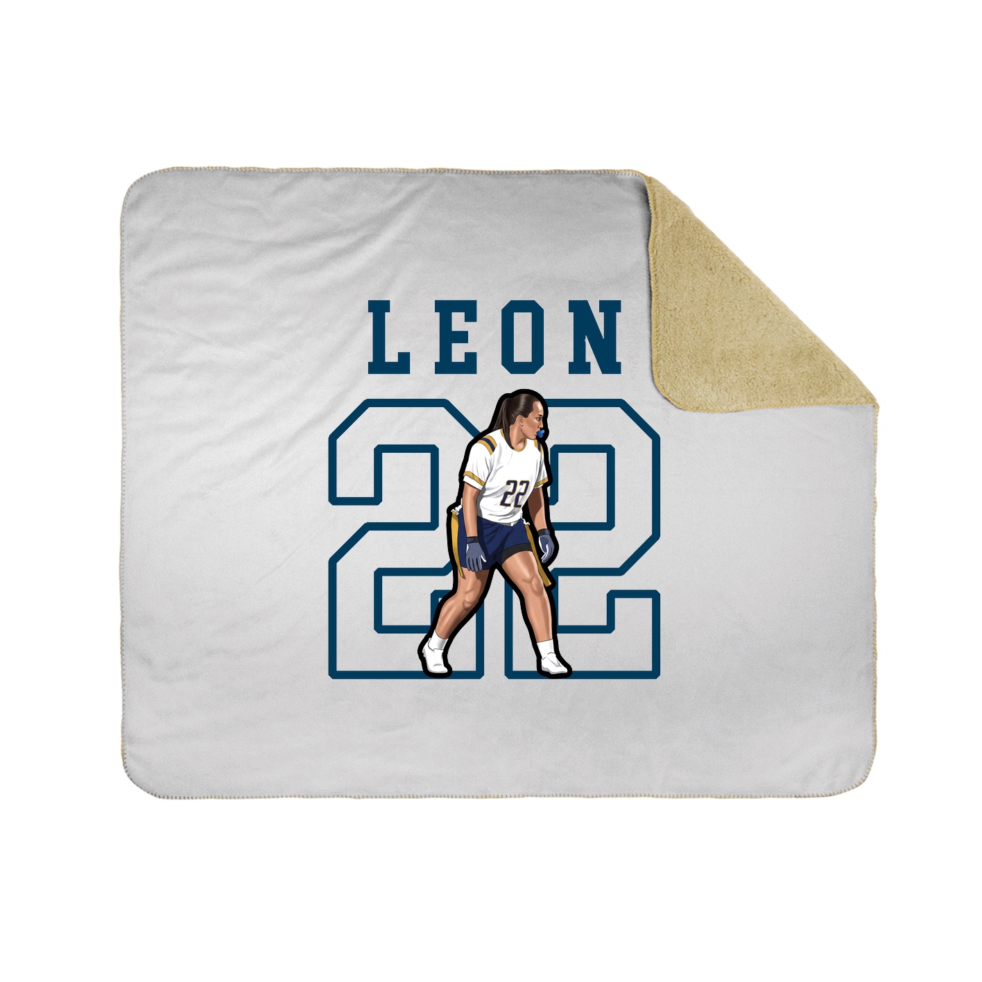 Throw Blanket — Shirsey in White