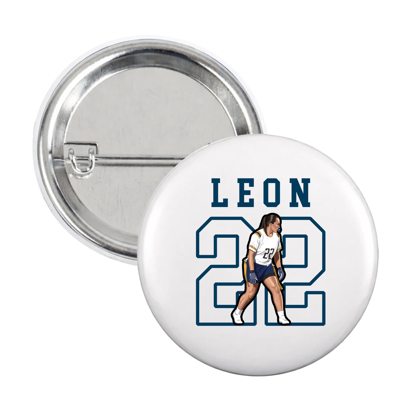Game Day Button — Shirsey in White