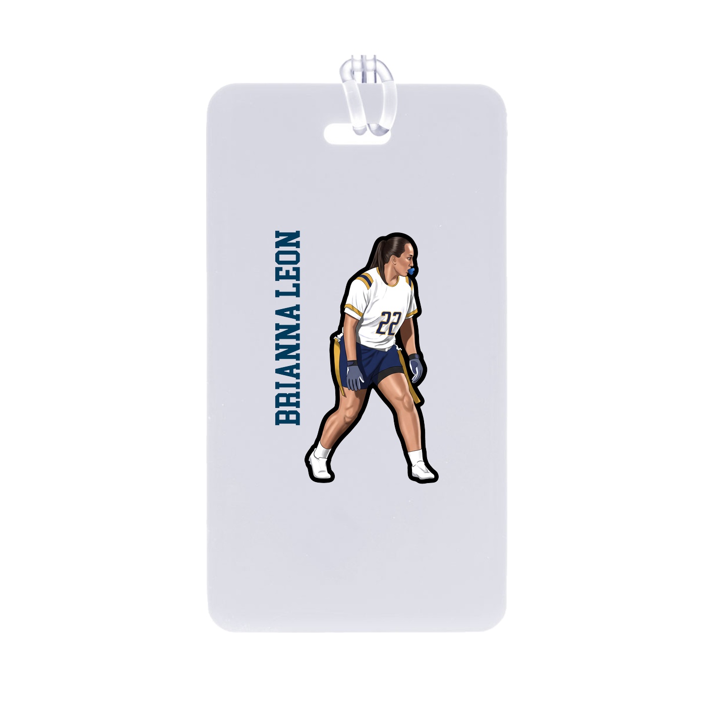 Bag Tag — Name Vertical in Classic