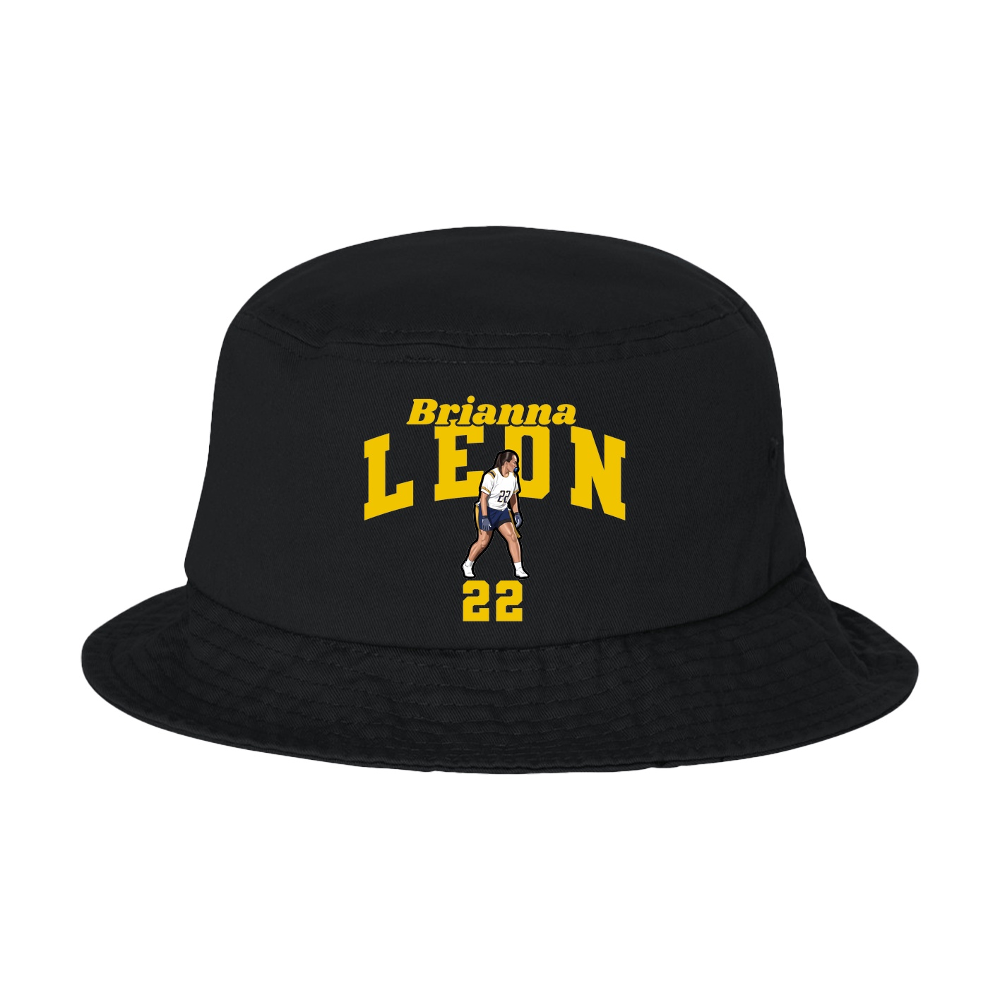 Bucket Cap — Signature Arch in Black