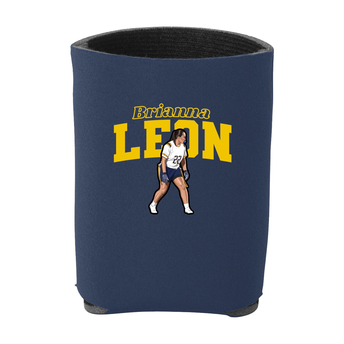 Can Holder — Name Arch in Navy
