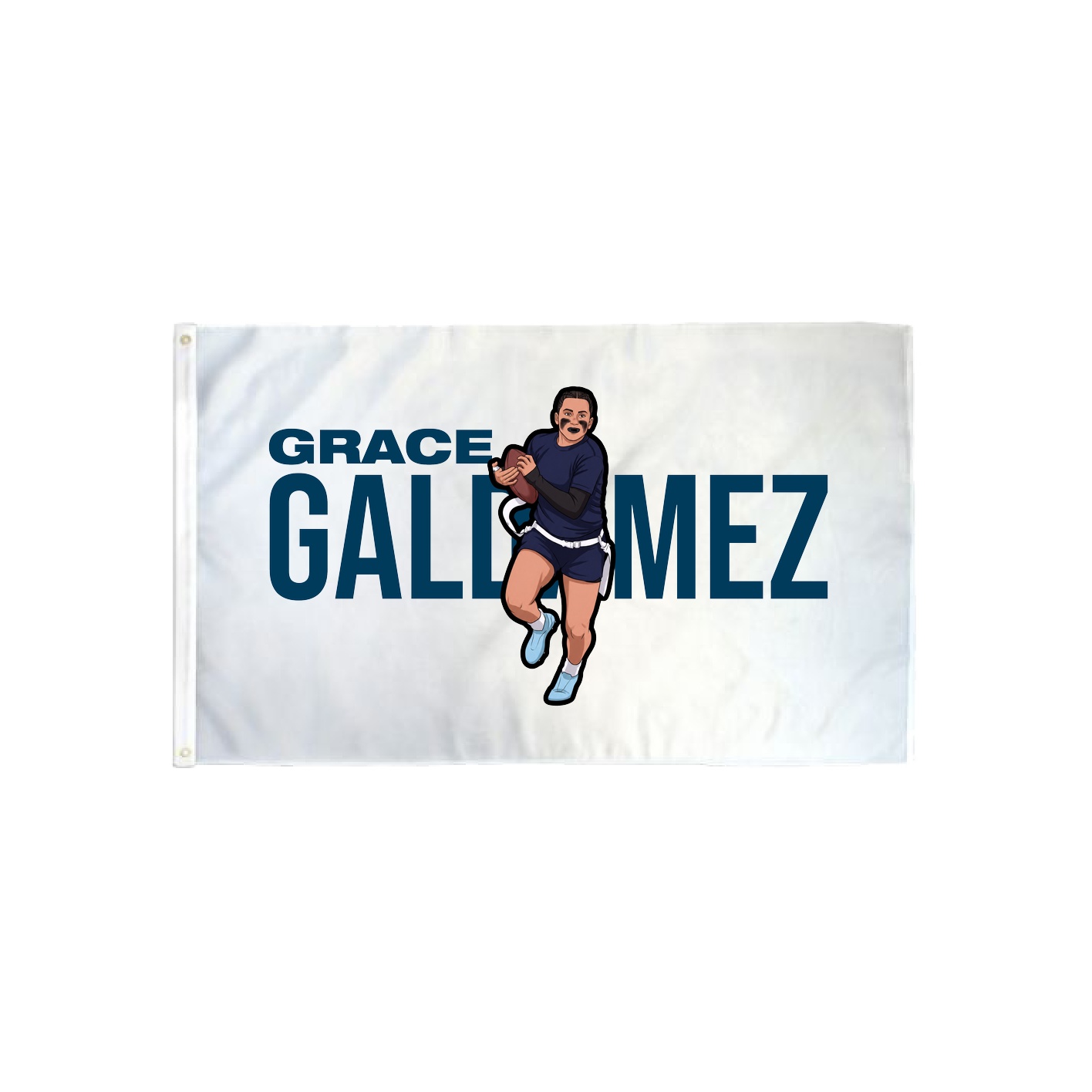 3x5 Flag — Player Name in Classic