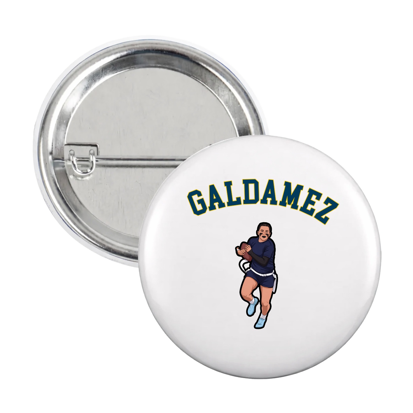 Game Day Button — Shirsey Arch in White
