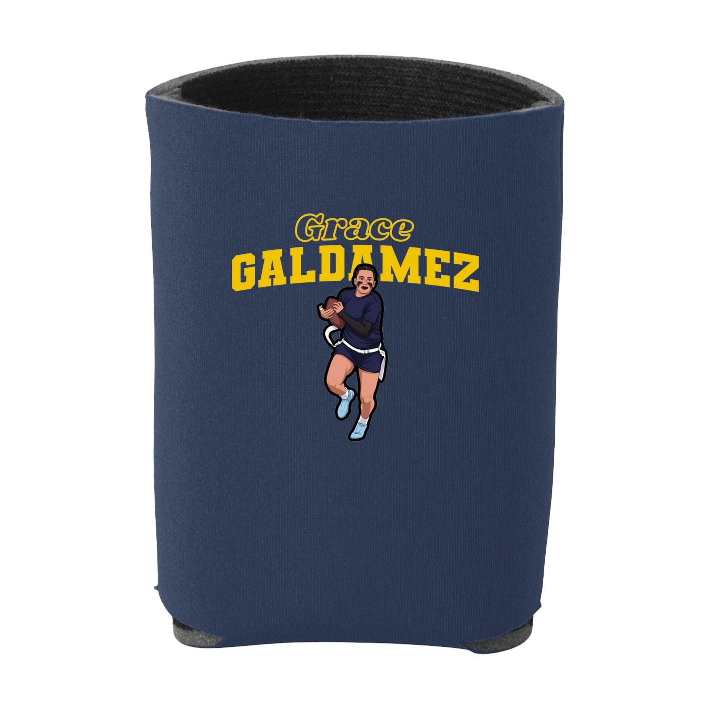 Can Holder — Name Arch in Navy