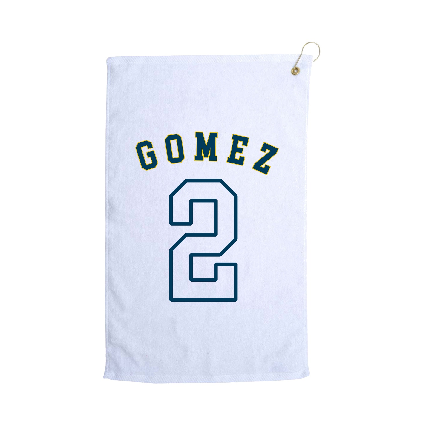 Golf Towel — Shirsey Arch in White