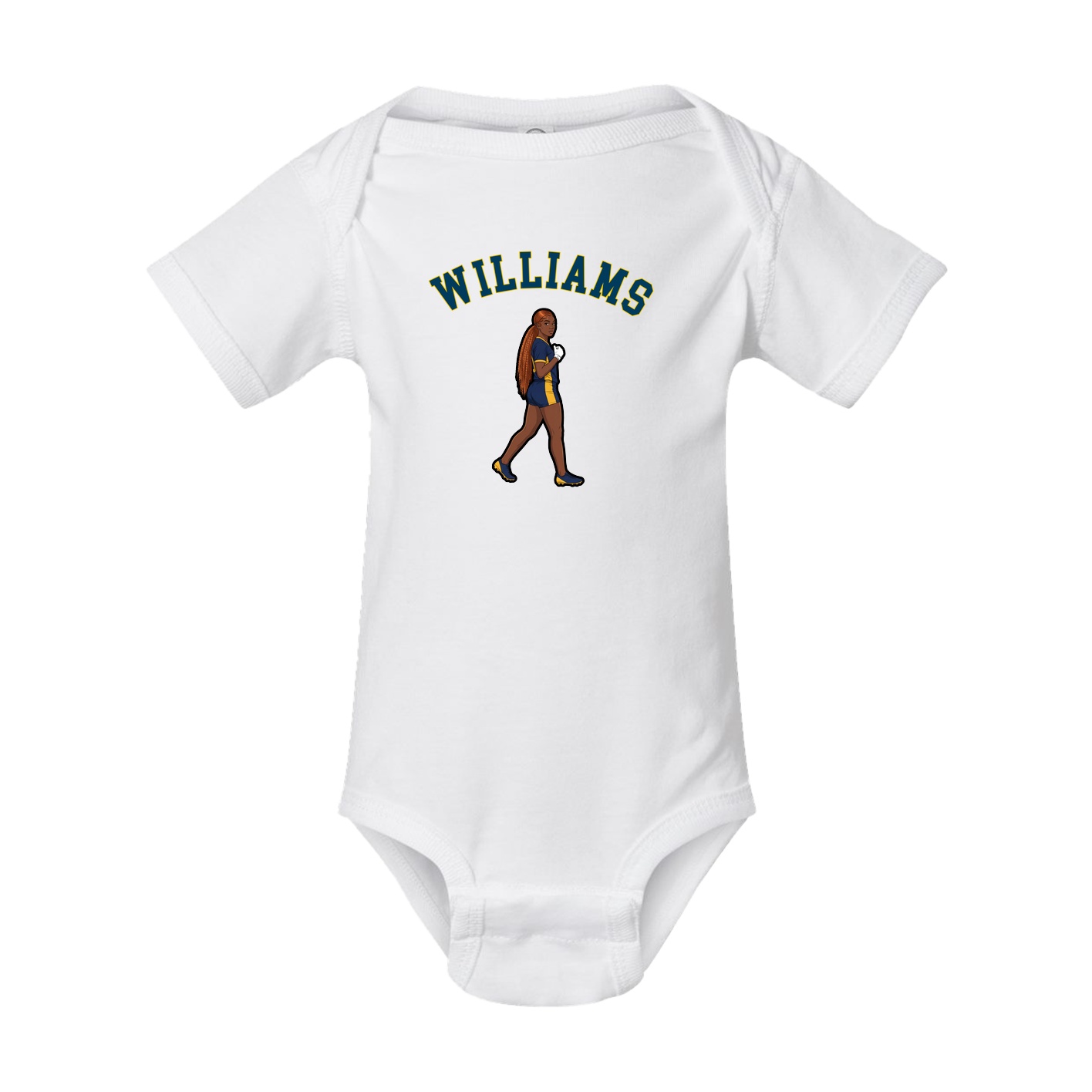 Baby Onesie — Shirsey Arch in White