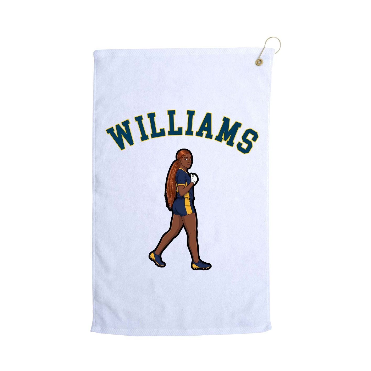Golf Towel — Shirsey Arch in White
