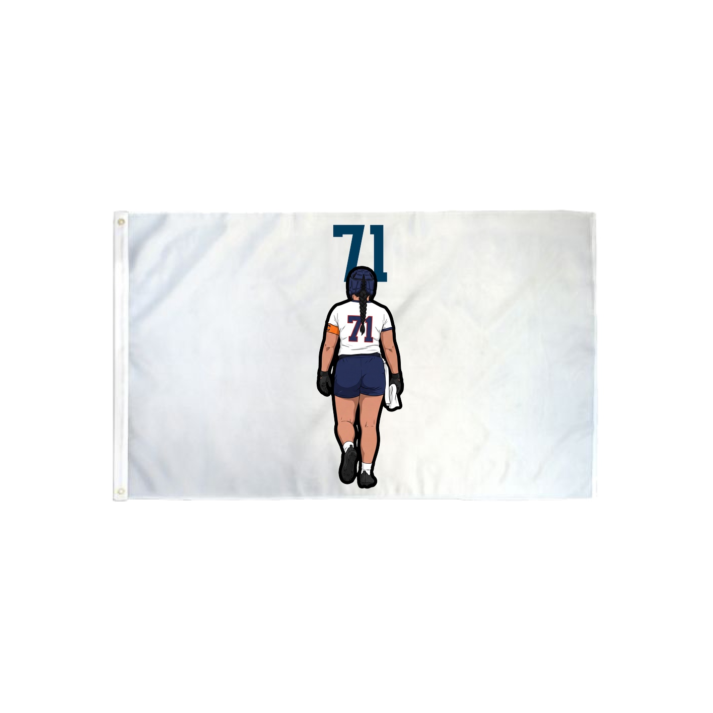 3x5 Flag — Number Top in Classic