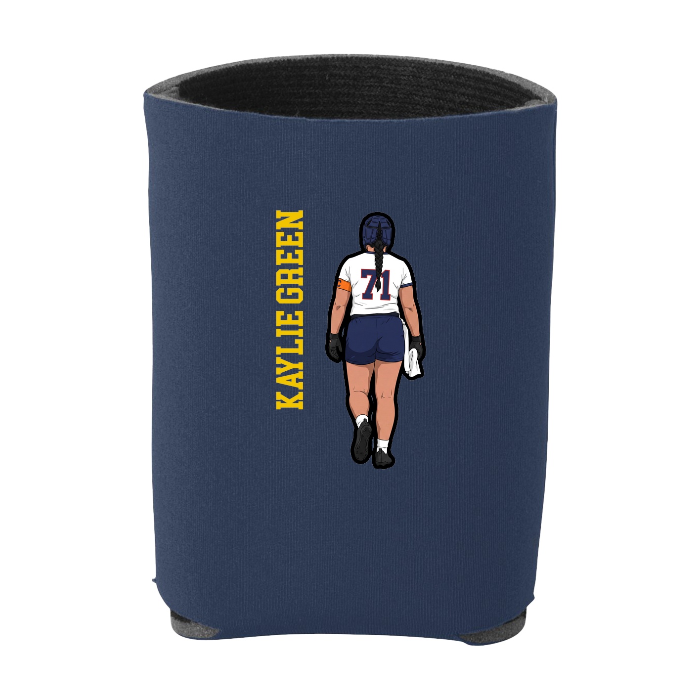 Can Holder — Name Vertical in Navy