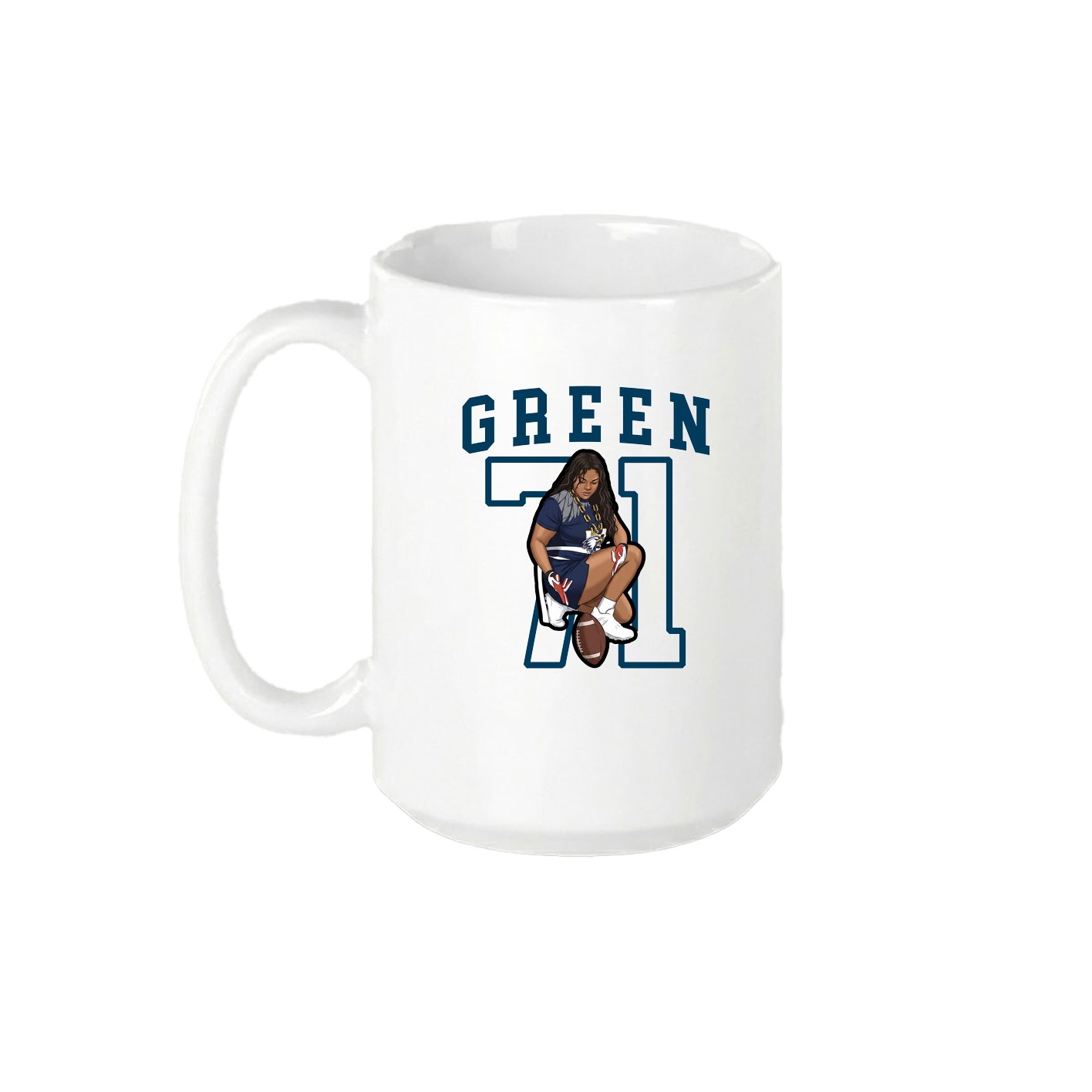 15oz Coffee Mug — Shirsey in White
