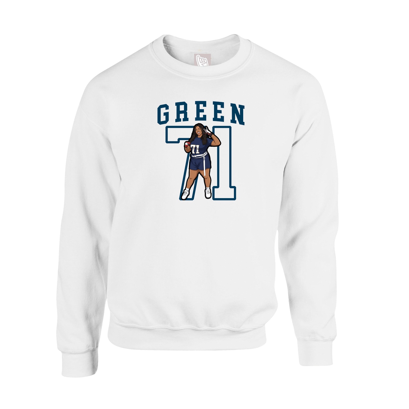 Fleece Crew — Shirsey in White