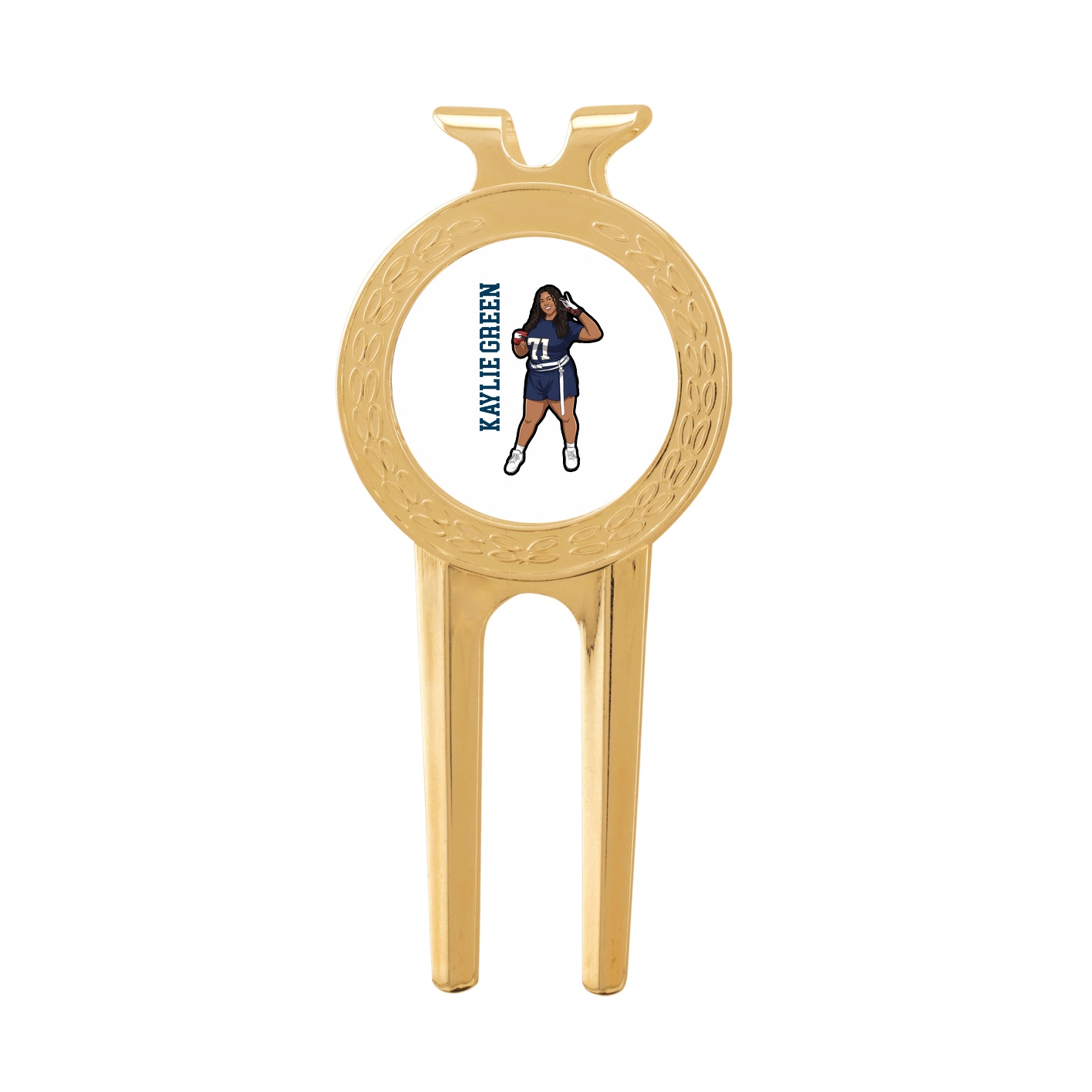 Divot Tool with Ball Marker — Name Vertical in Classic