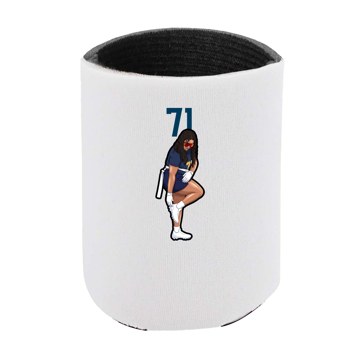 Can Holder — Number Top in White