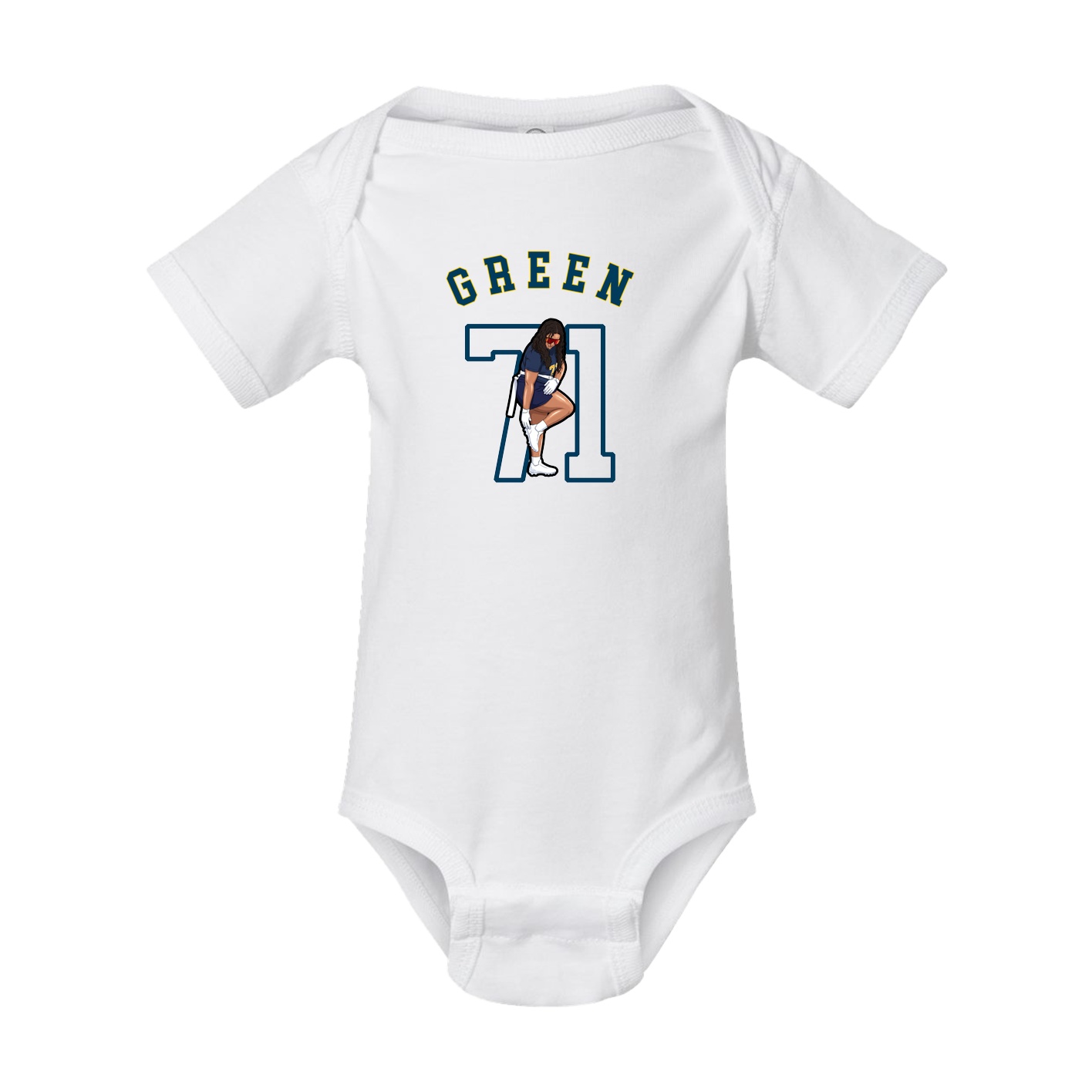 Baby Onesie — Shirsey Arch in White