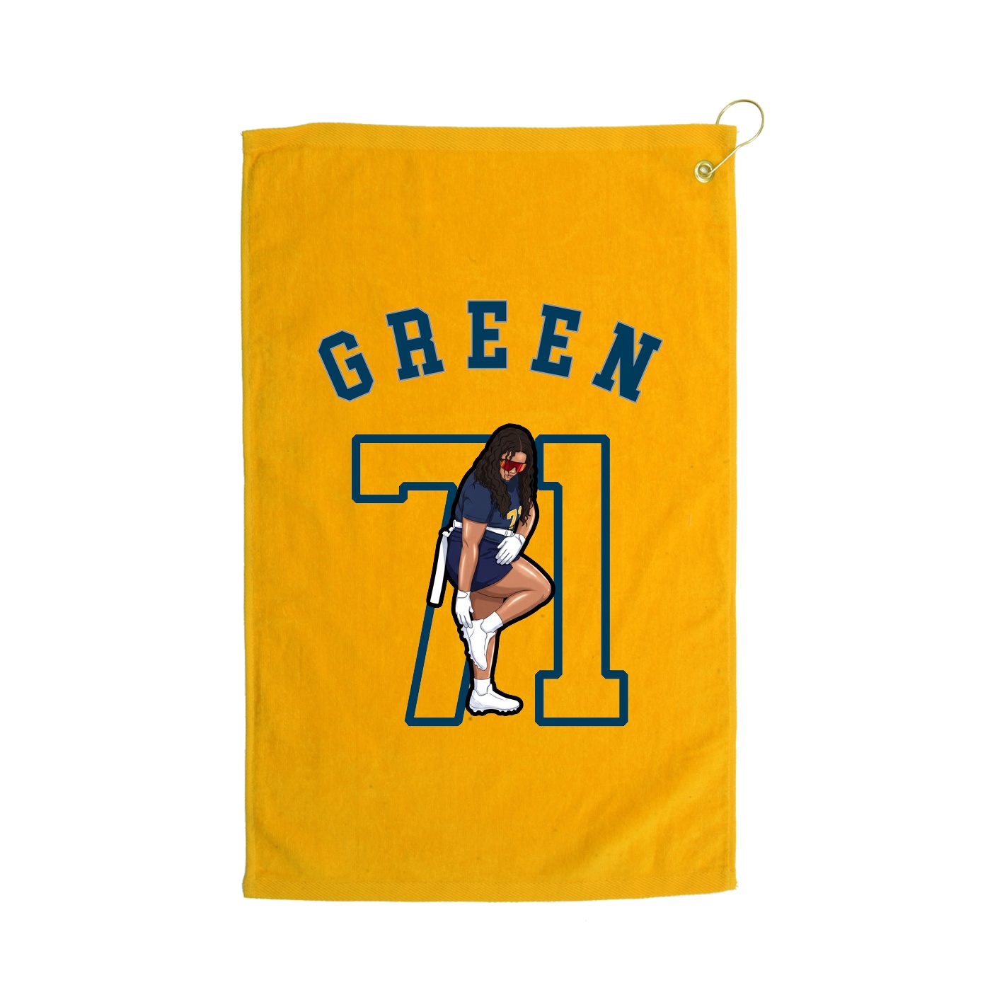 Golf Towel — Shirsey Arch in Gold