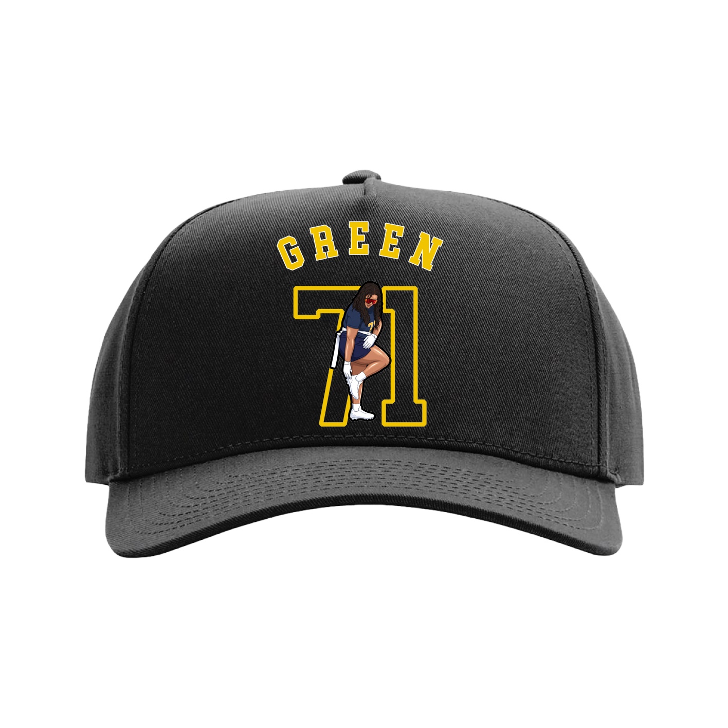 Full Fabric Five-Panel Champ Cap