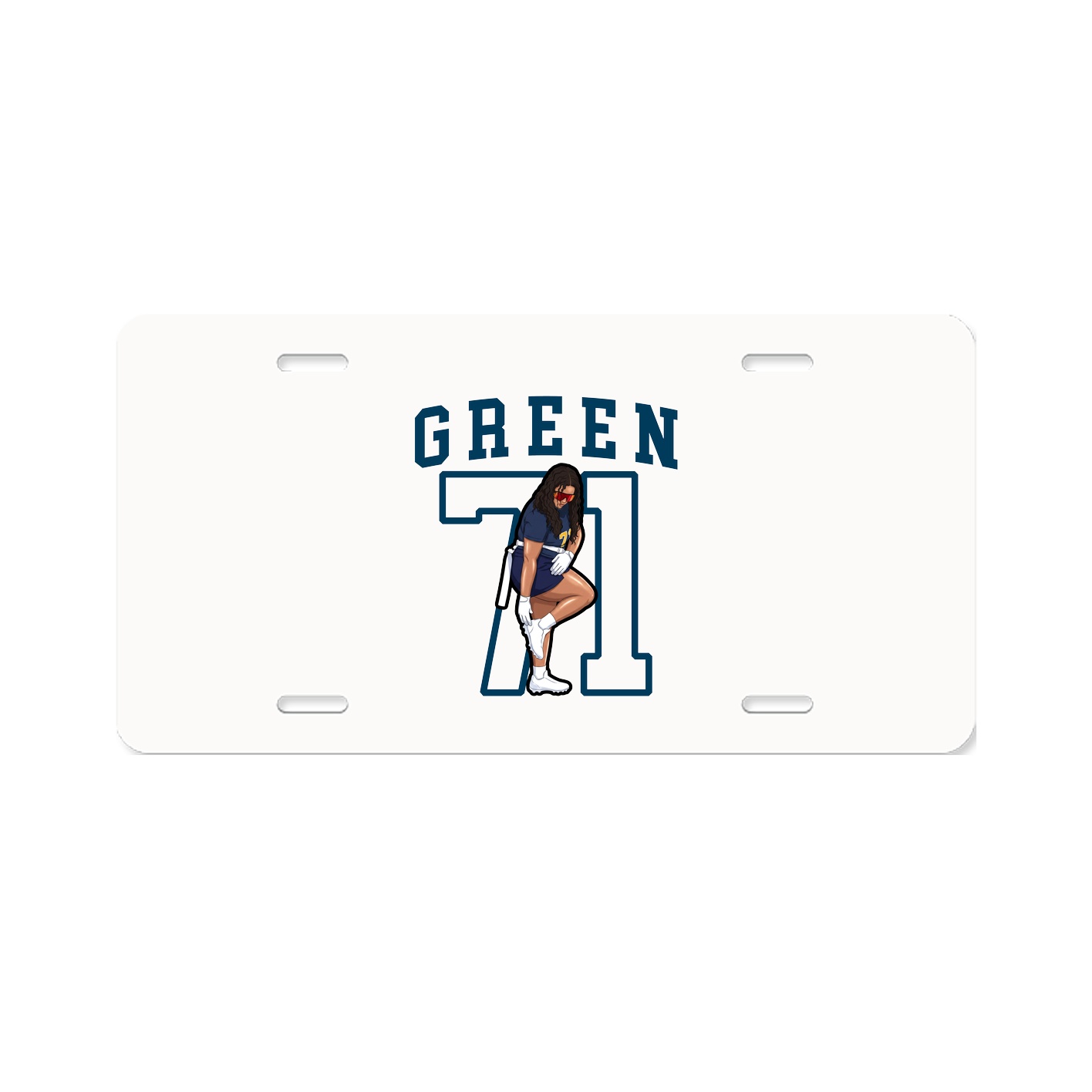 License Plate — Shirsey in Classic