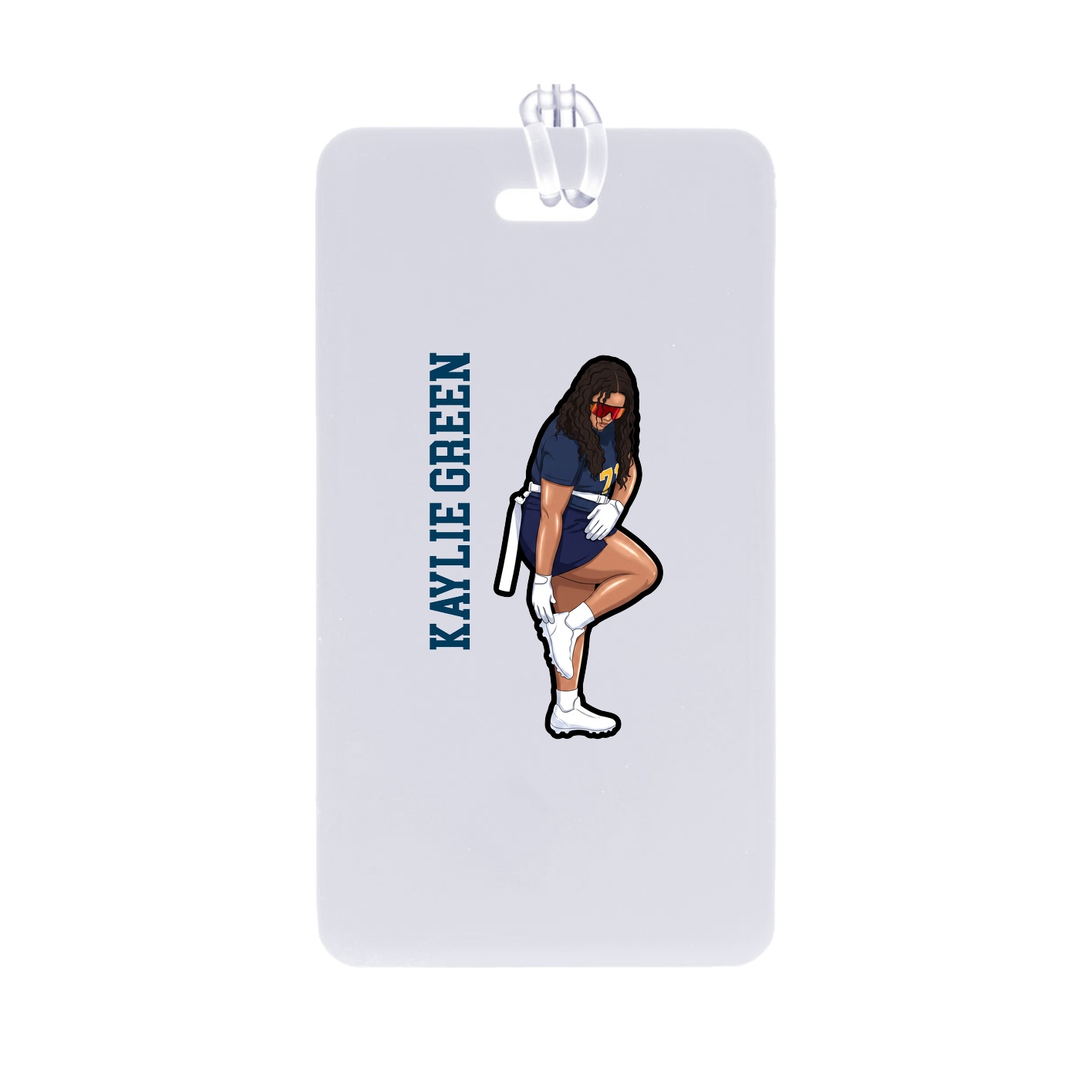 Bag Tag — Name Vertical in Classic