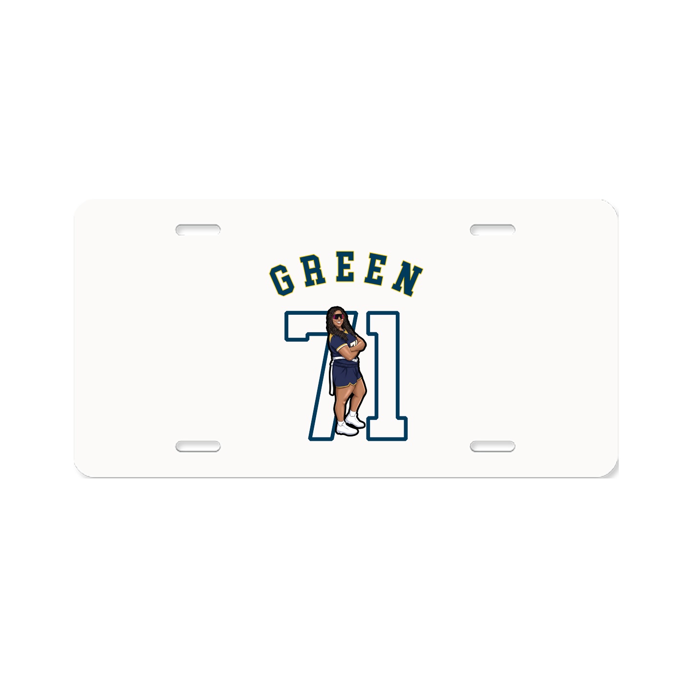 License Plate — Shirsey Arch in Classic