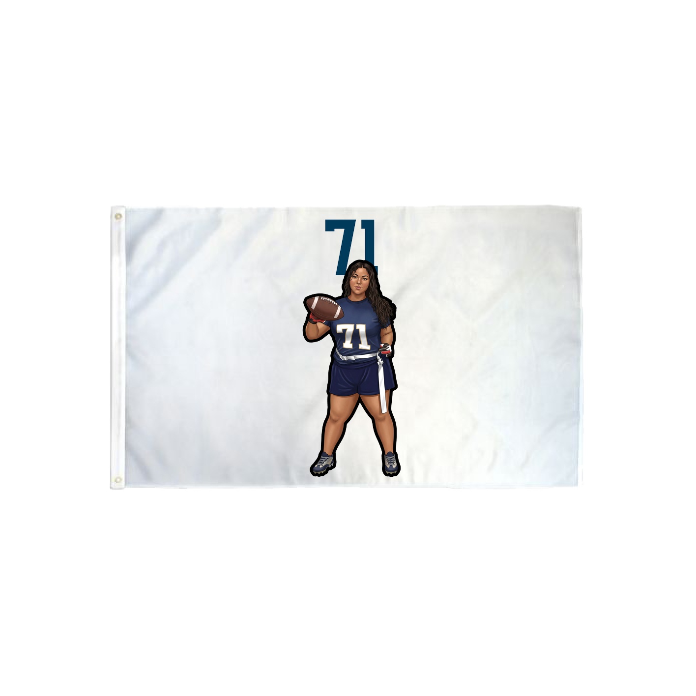 3x5 Flag — Number Top in Classic