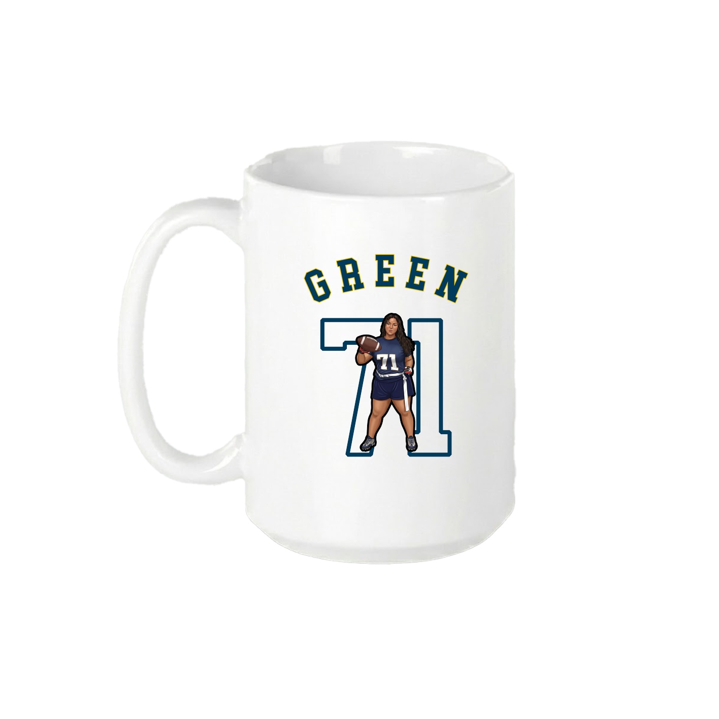 15oz Coffee Mug — Shirsey Arch in White