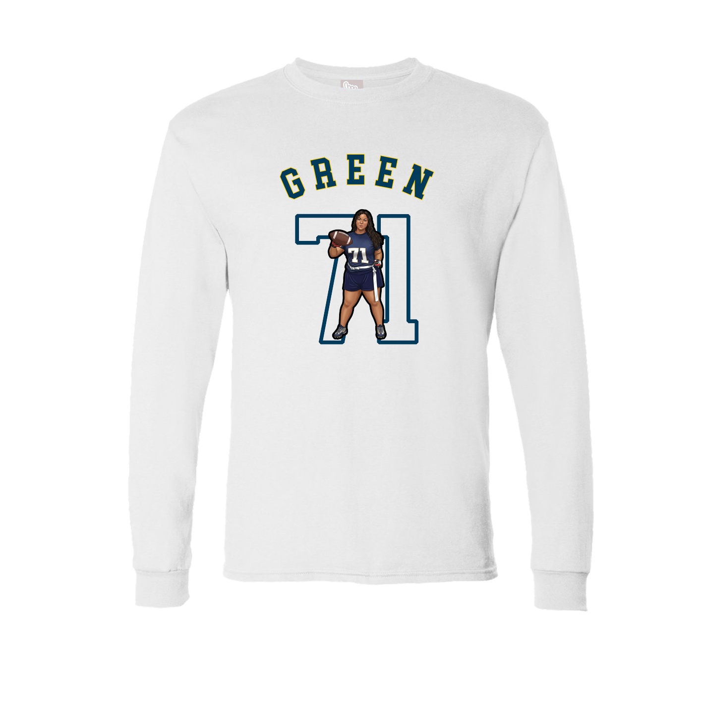 Long Sleeve Tee — Shirsey Arch in White