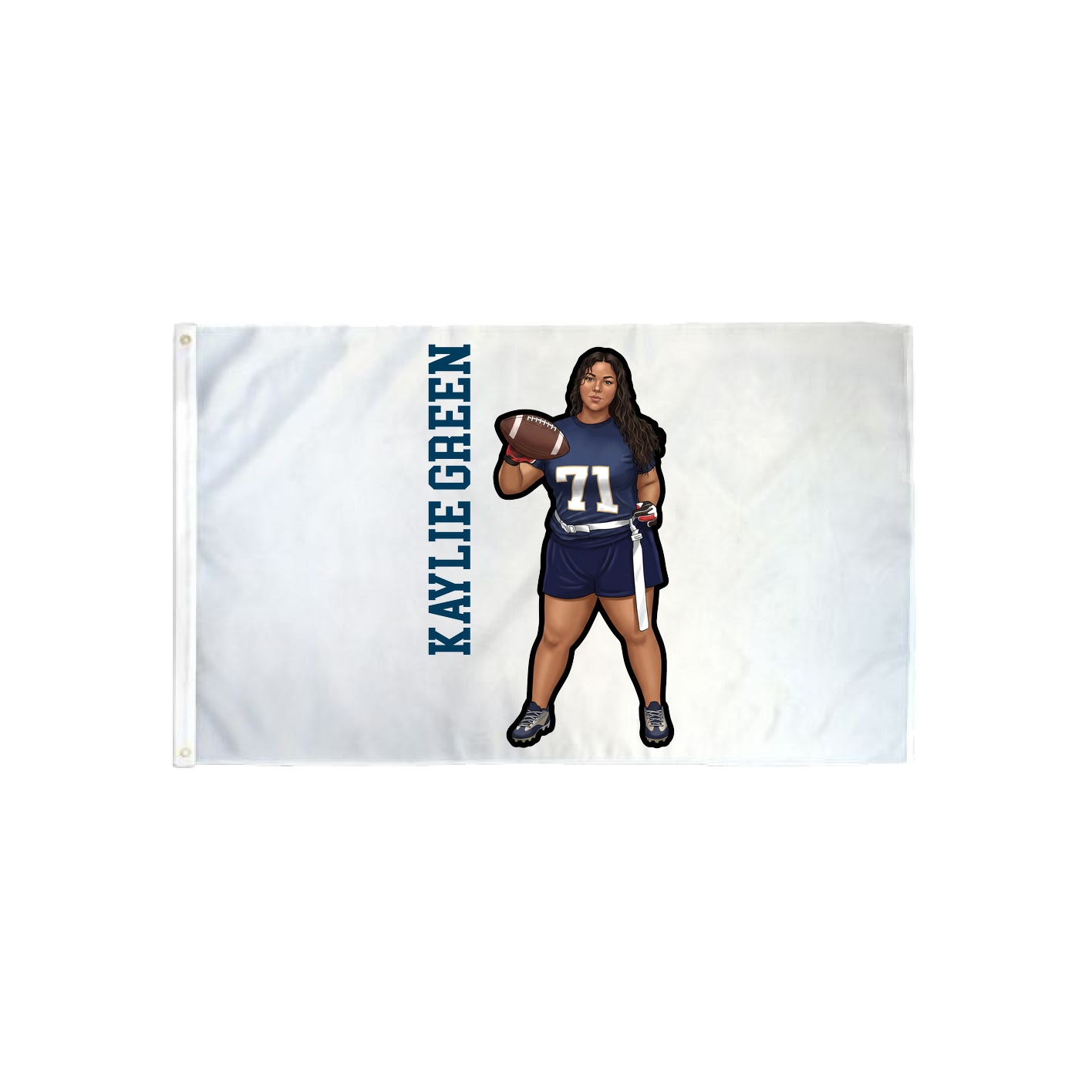 3x5 Flag — Name Vertical in Classic