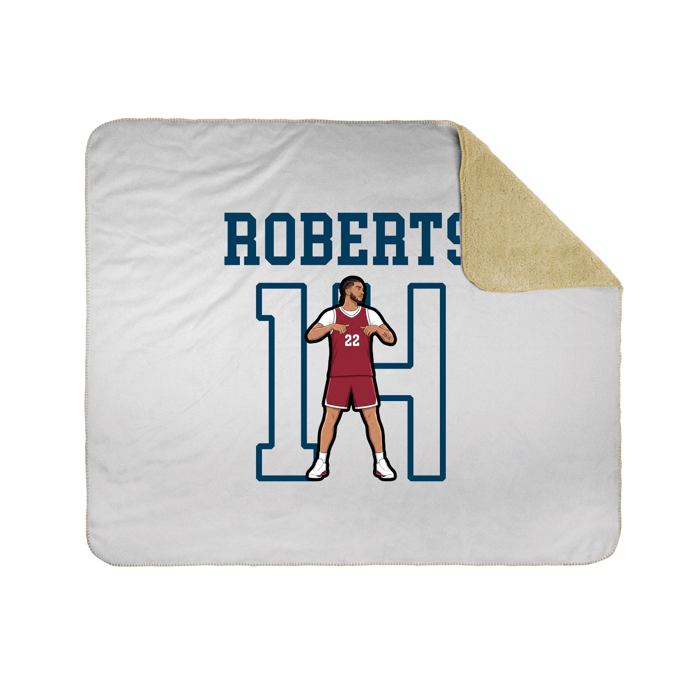 Throw Blanket — Shirsey in White