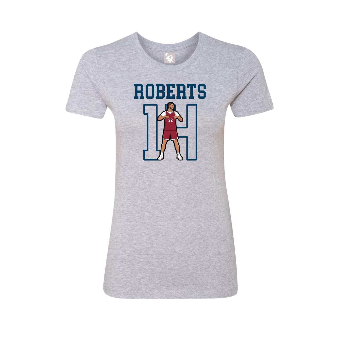Fitted Women's Tee — Shirsey in Grey