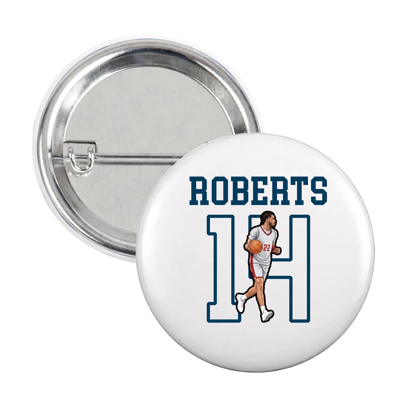 Game Day Button — Shirsey in White