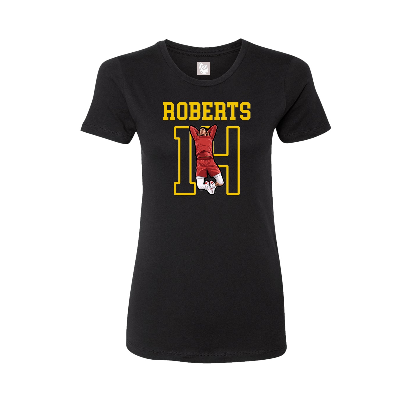 Fitted Women's Tee — Shirsey in Black