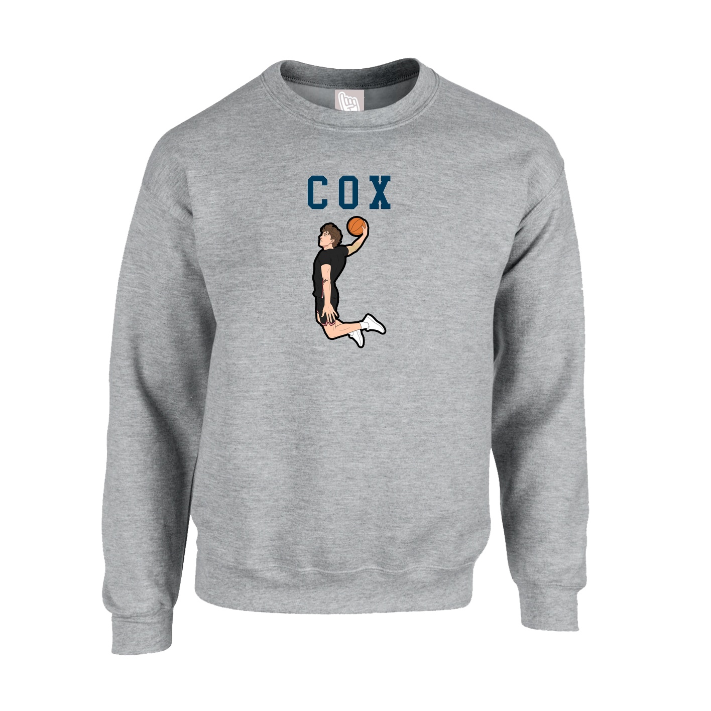 Fleece Crew — Shirsey in Grey