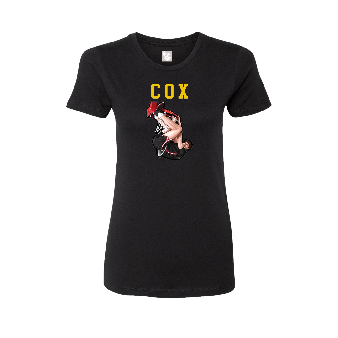 Fitted Women's Tee — Shirsey in Black