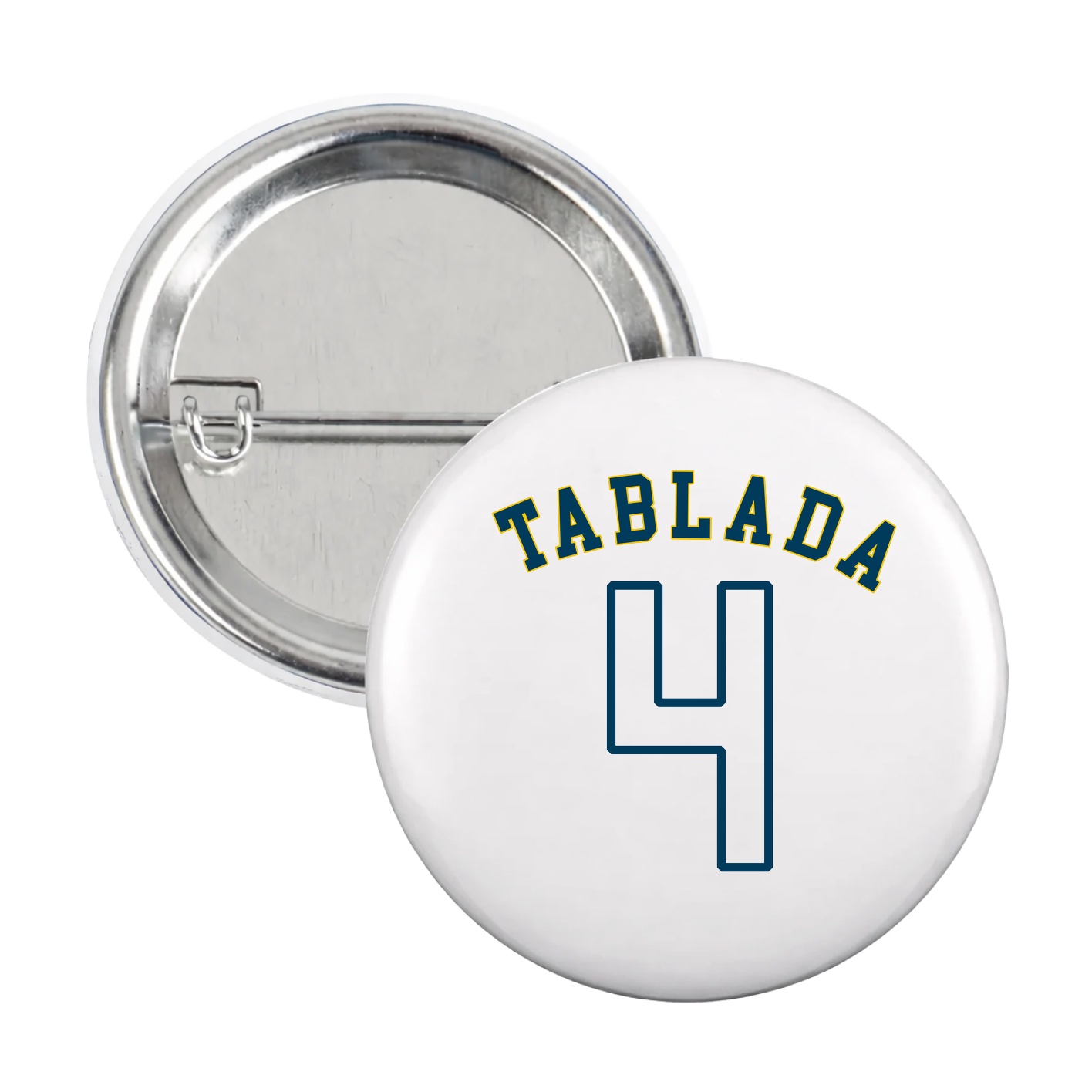 Game Day Button — Shirsey Arch in White