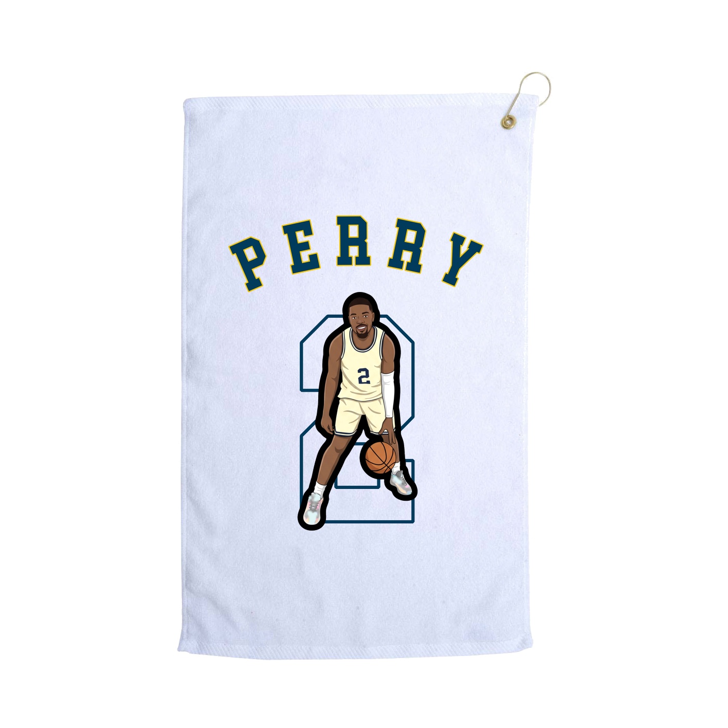 Golf Towel — Shirsey Arch in White