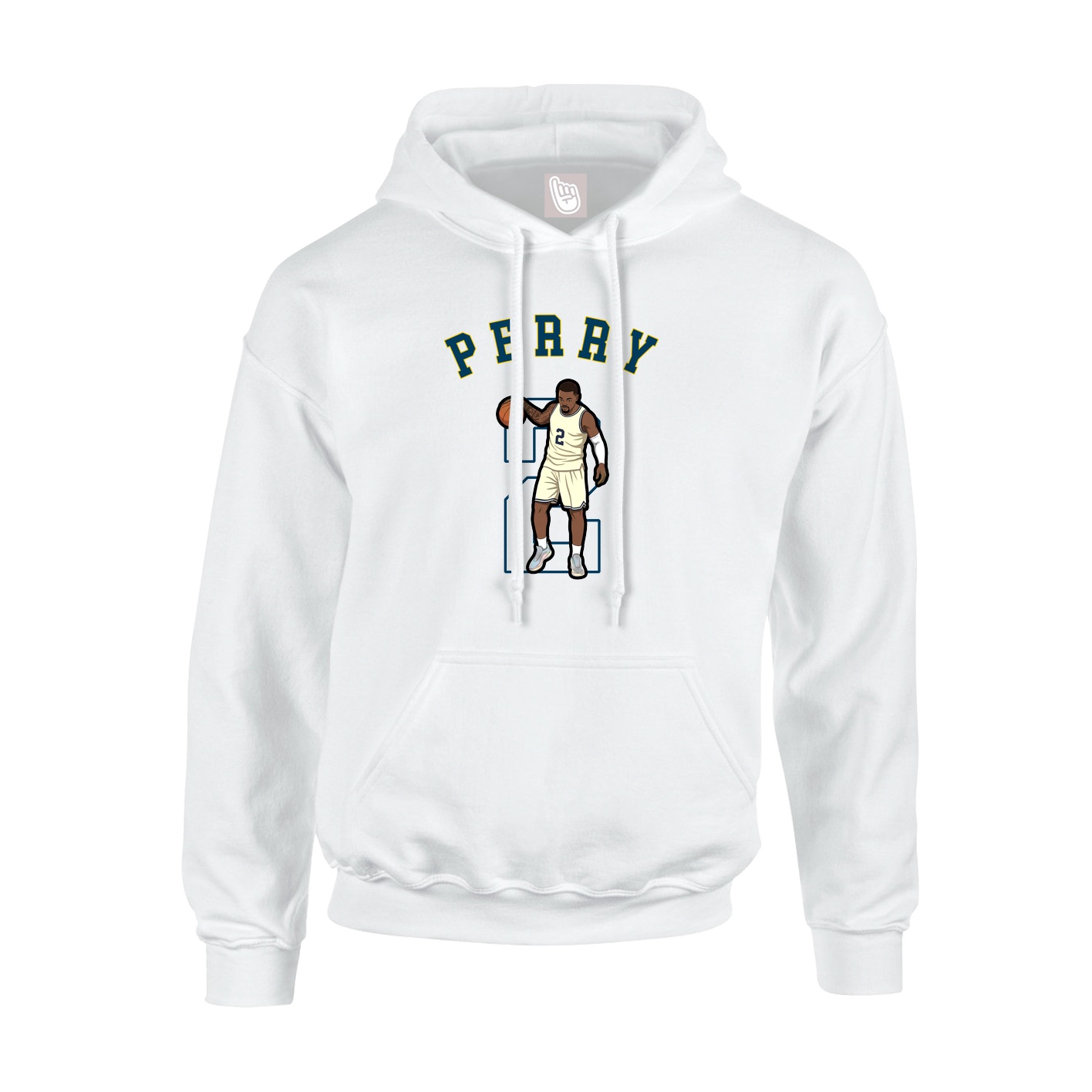 Hoodie — Shirsey Arch in White