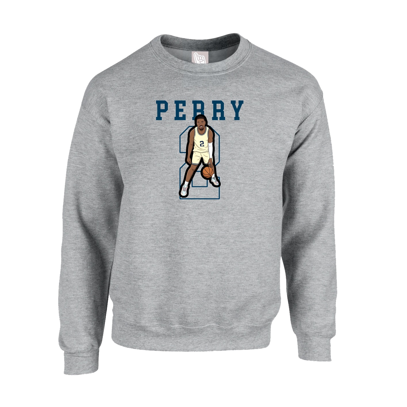 Fleece Crew — Shirsey in Grey