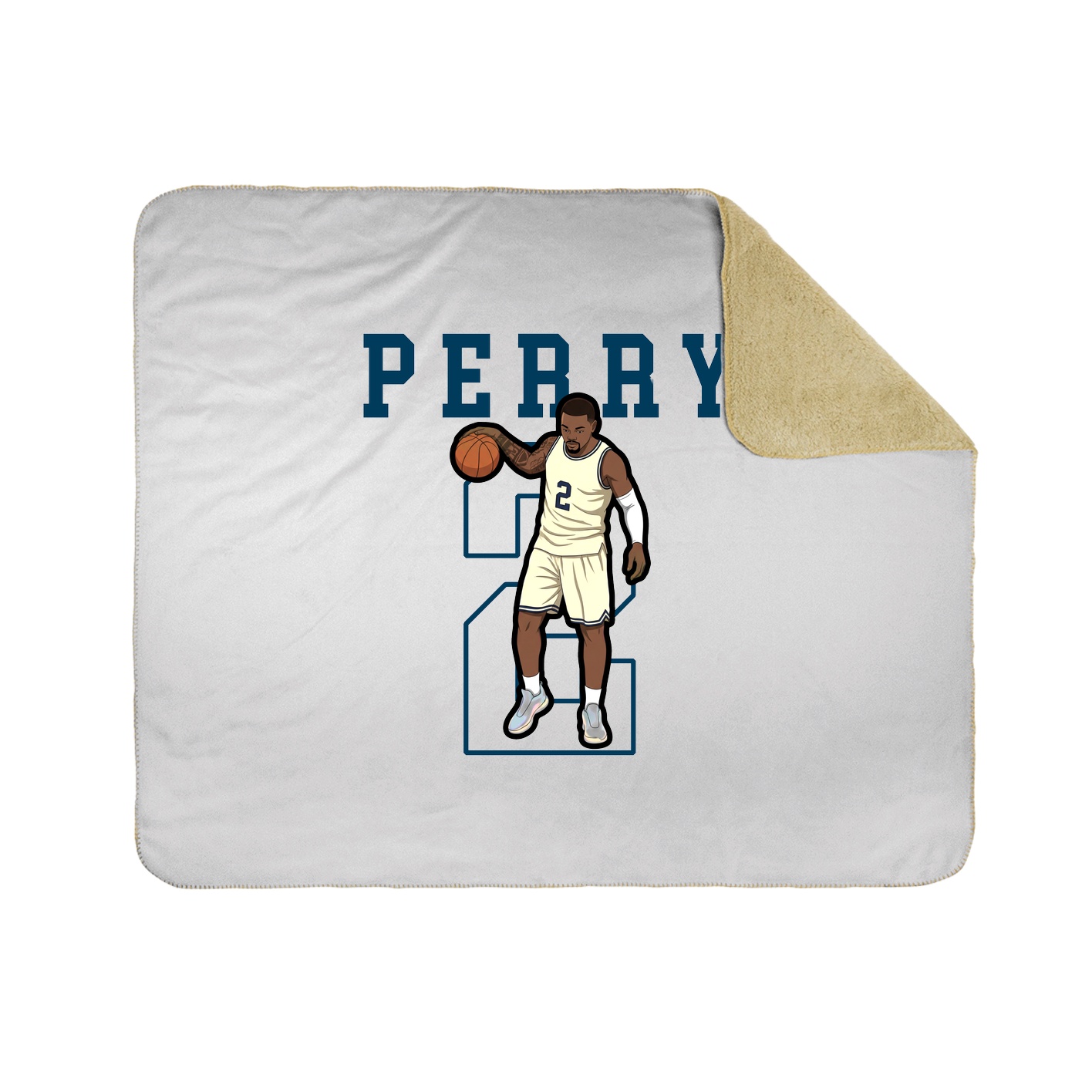 Throw Blanket — Shirsey in White
