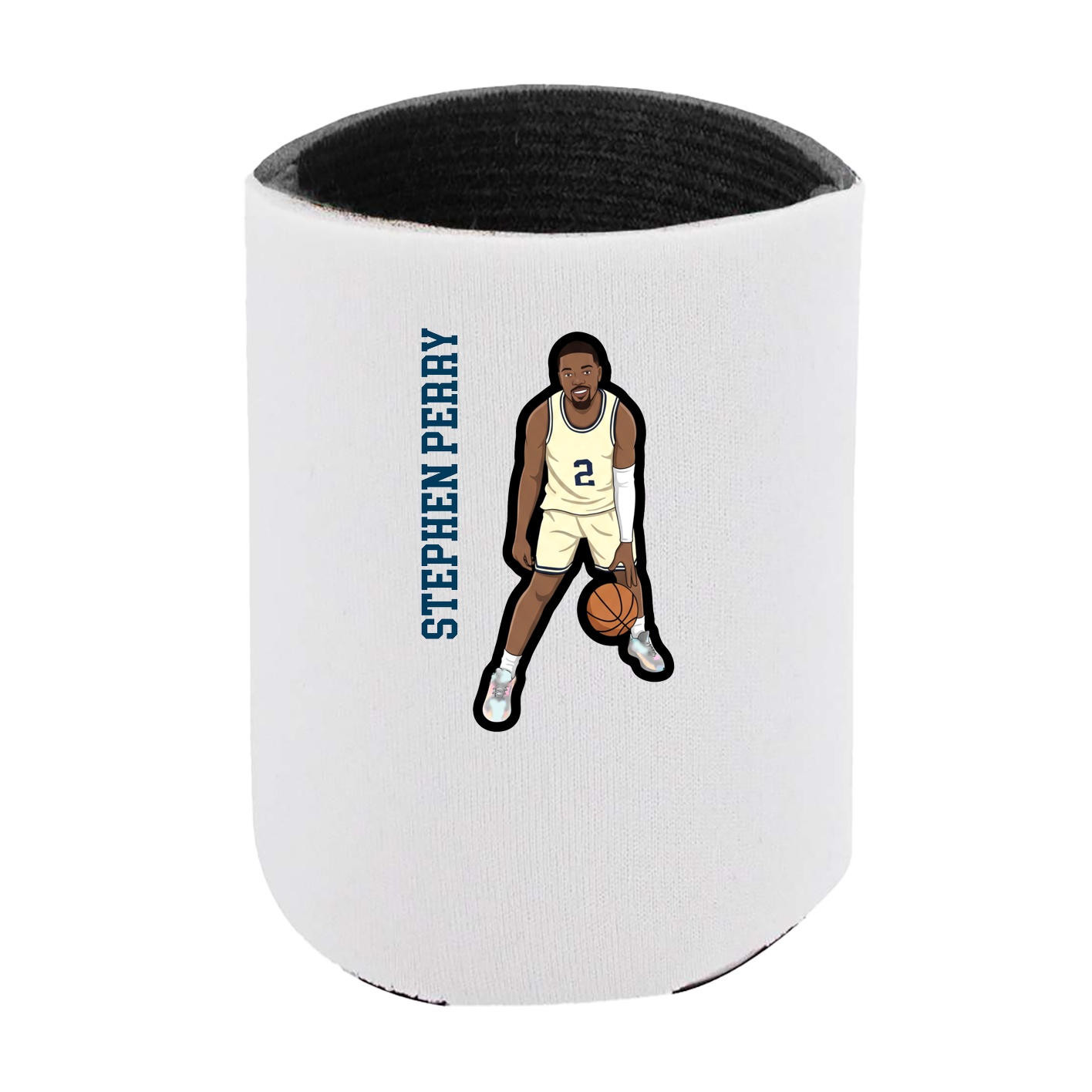Can Holder — Name Vertical in White