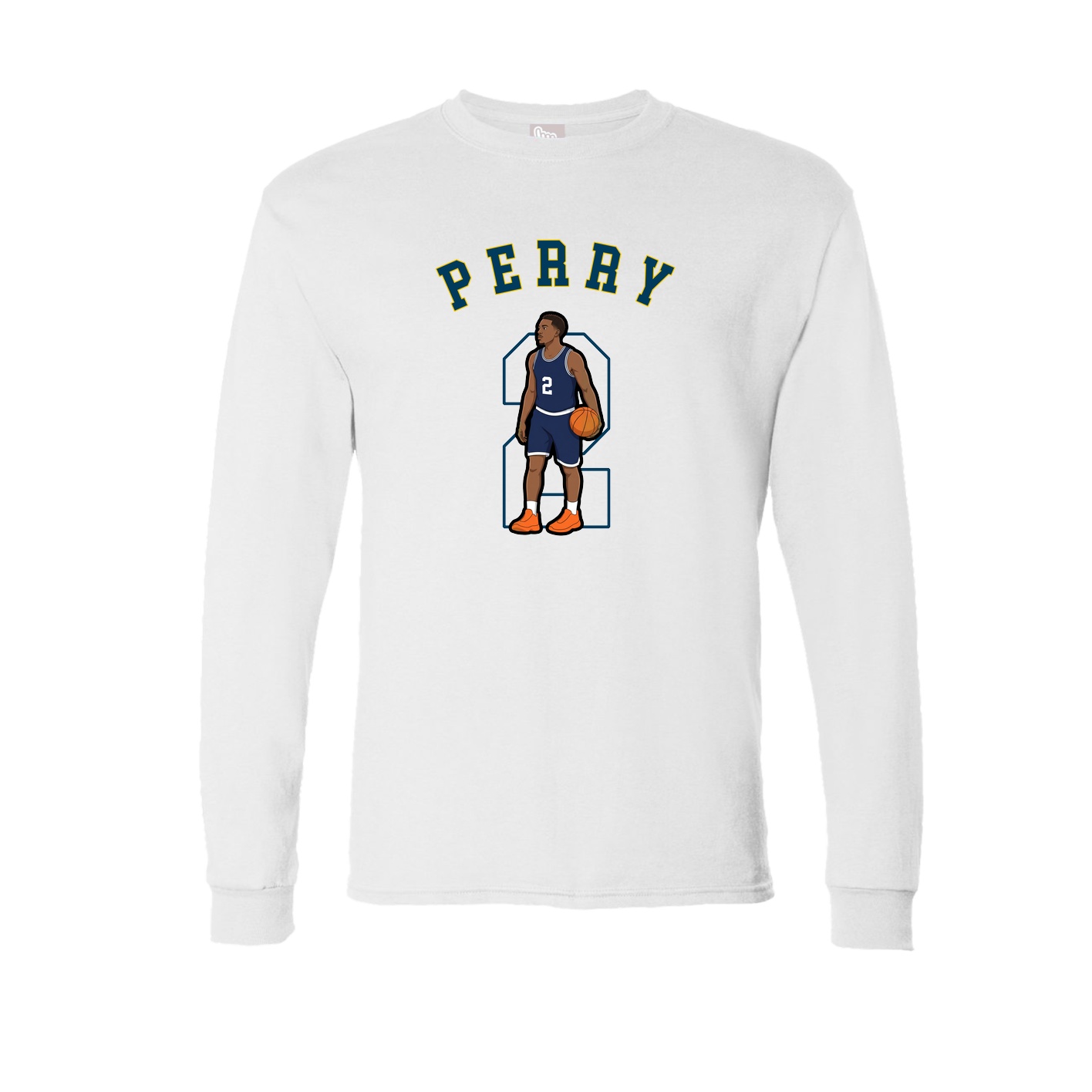 Long Sleeve Tee — Shirsey Arch in White
