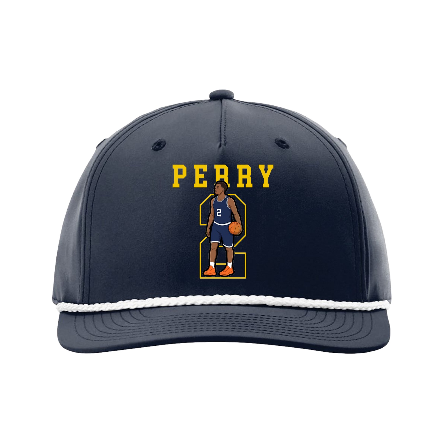 Five-Panel Classic Rope Cap — Shirsey in Navy