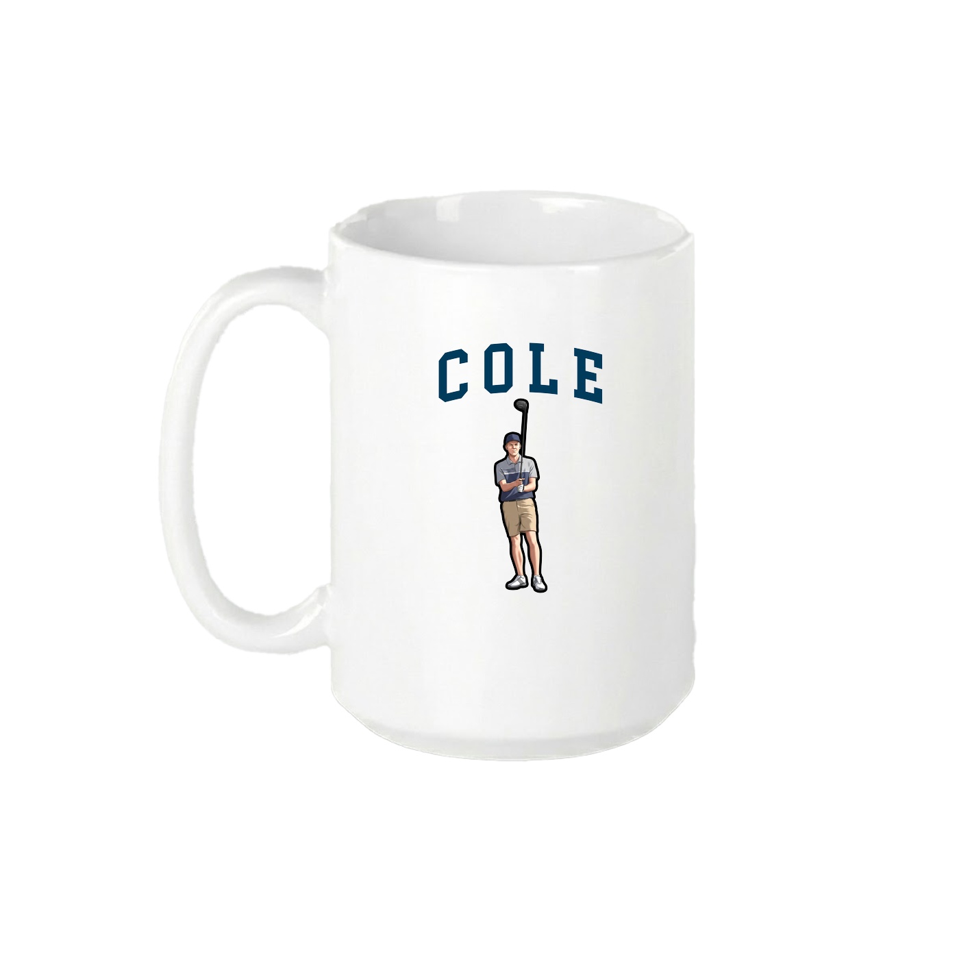 15oz Coffee Mug — Shirsey in White