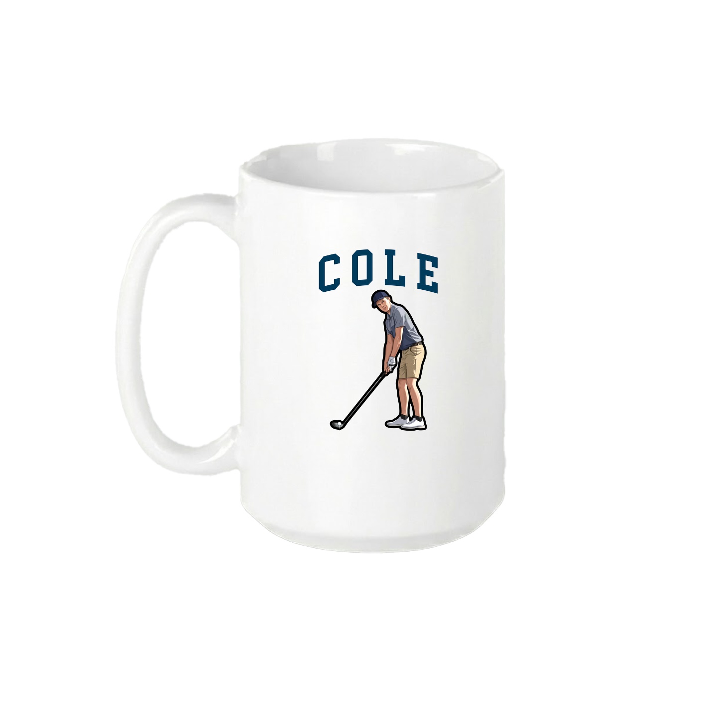 15oz Coffee Mug — Shirsey in White